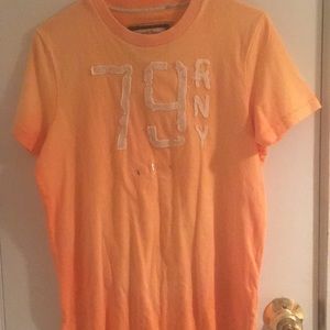 Men’s tee shirt Ruehl No 925 size small orange